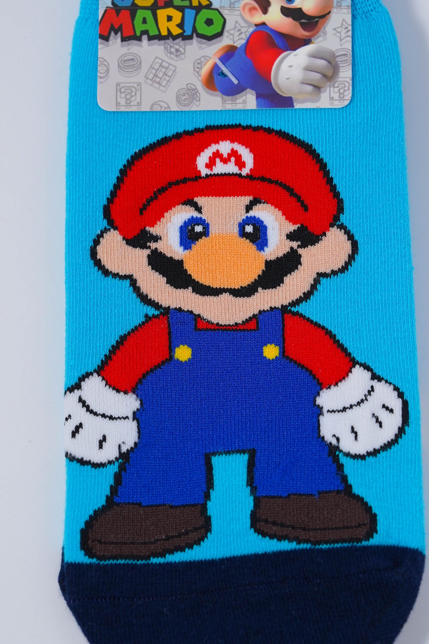 Super Mario Blue & Red Ankle Socks
