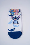Stitch-Themed White Socks