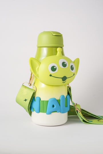 Toy Story Alien Water Bottle with Strap
