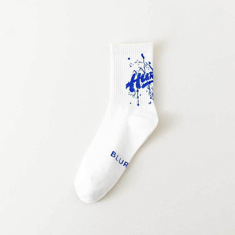 Splash Drip Aesthetic Crew Socks