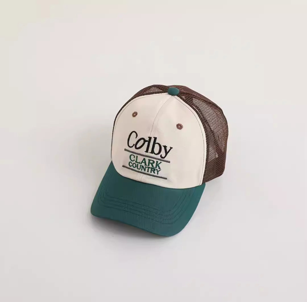 Colby Mesh Trucker Cap – Breathable Colorblock Cotton Cap