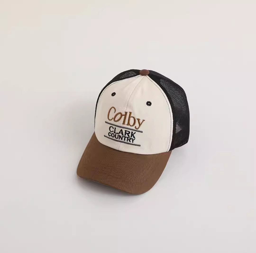 Colby Mesh Trucker Cap – Breathable Colorblock Cotton Cap