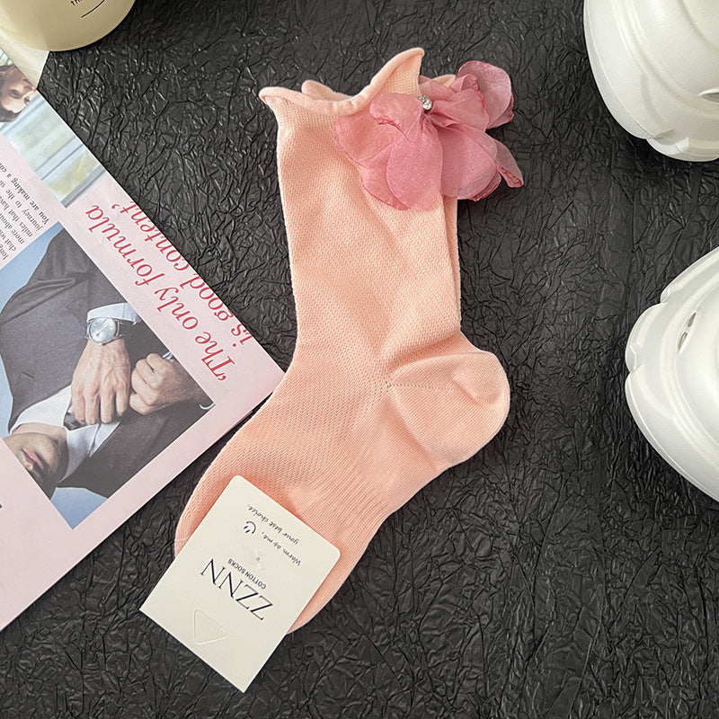 Floral Sheer Princess Girls Socks Set