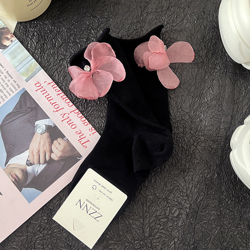 Floral Sheer Princess Girls Socks Set