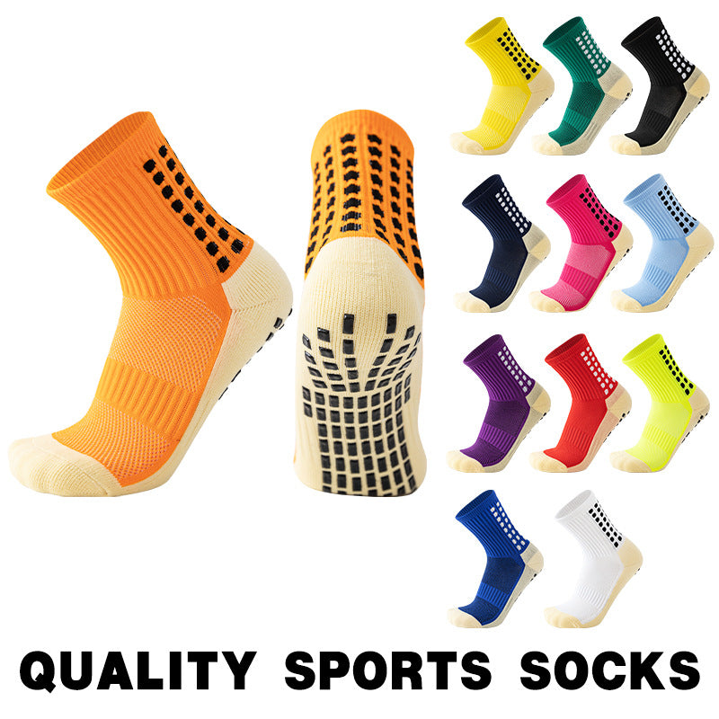 GripPro Anti-Slip Sports Crew Socks