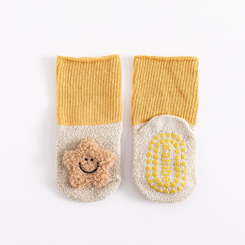 Soft Plush Anti-Slip Baby Socks Set