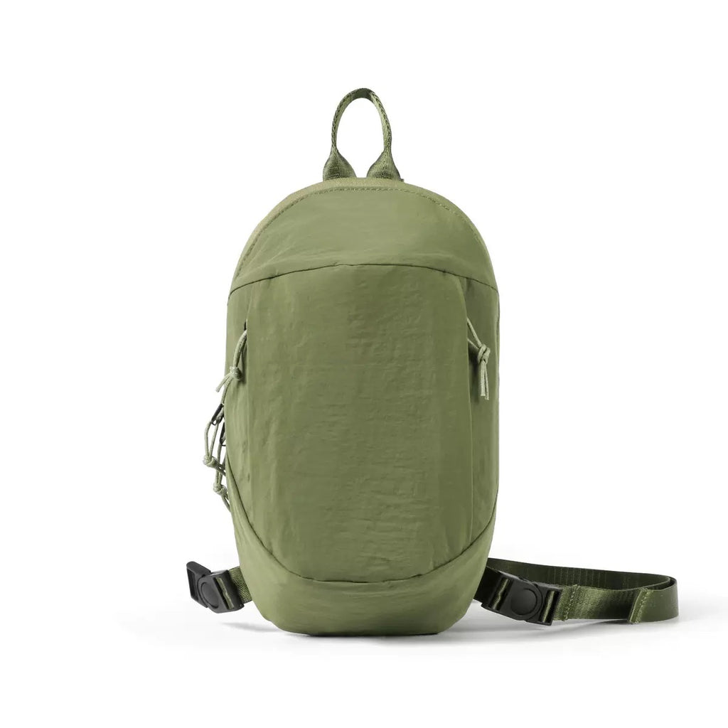 Olive Green Minimal Sling Backpack