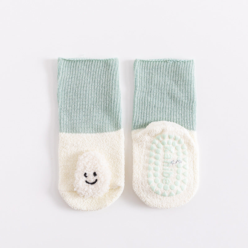 Soft Plush Anti-Slip Baby Socks Set