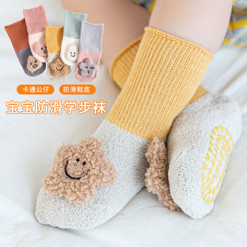 Soft Plush Anti-Slip Baby Socks Set