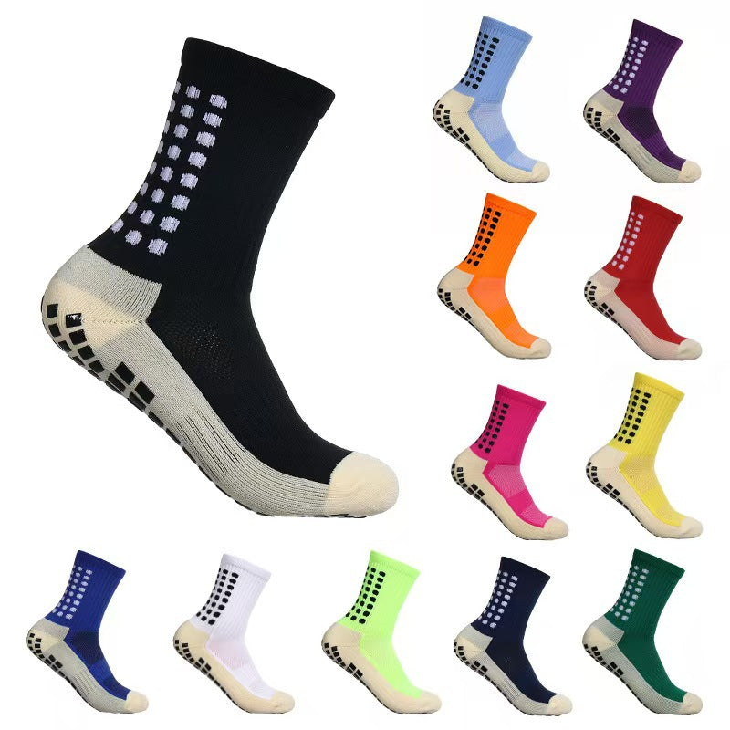 GripPro Anti-Slip Sports Crew Socks