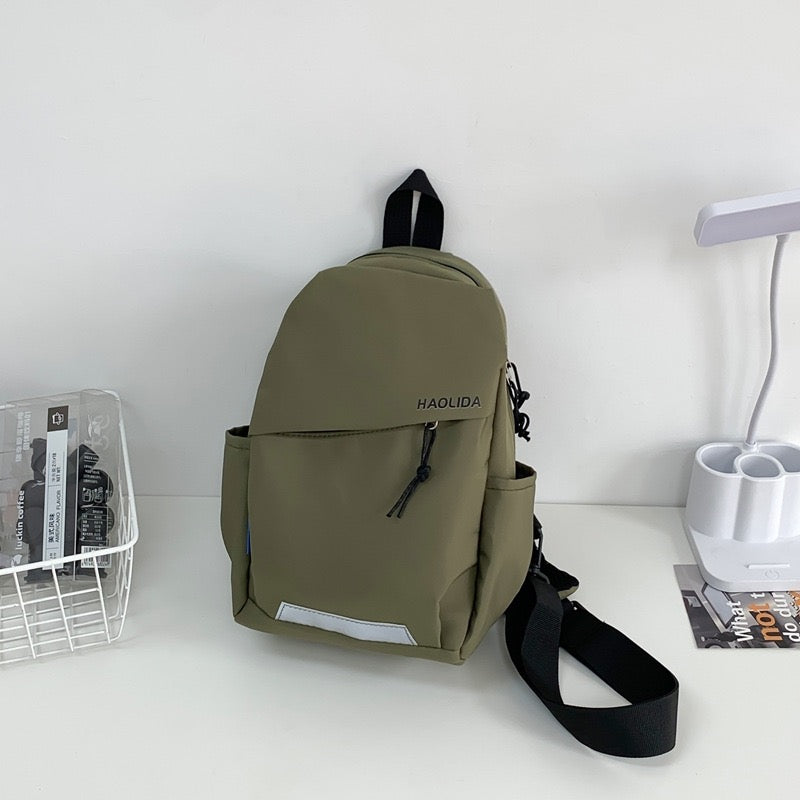 Sky Blue Minimal Aesthetic Backpack