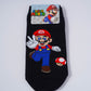 Super Mario Black Ankle Socks