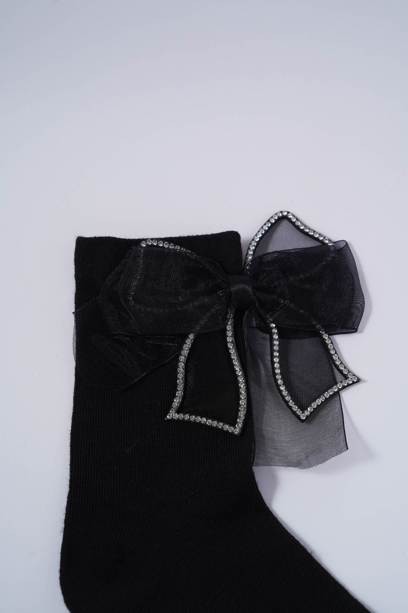 Girls Black Ankle Socks