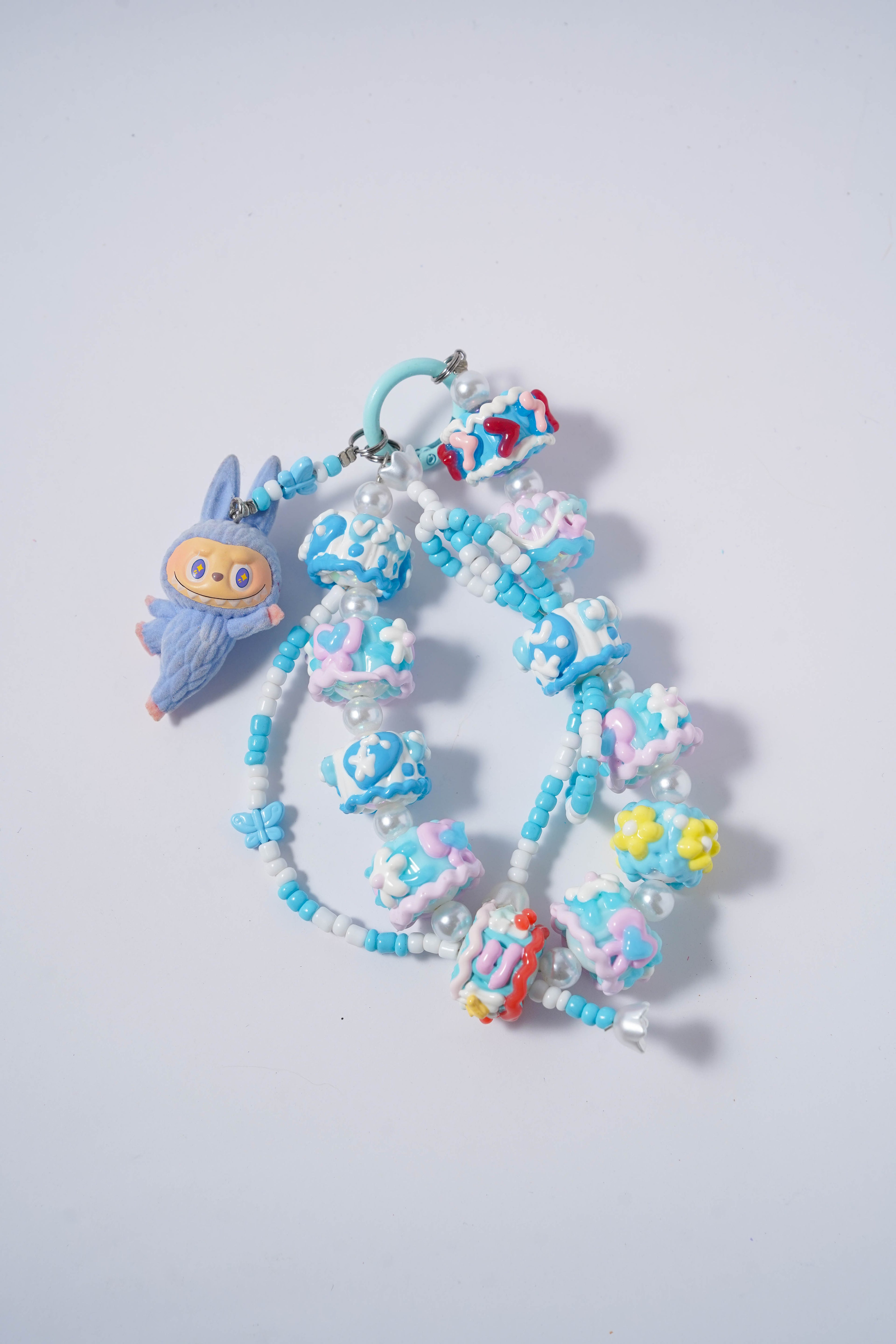 Kawaii Pastel Star & Heart Phone Charm