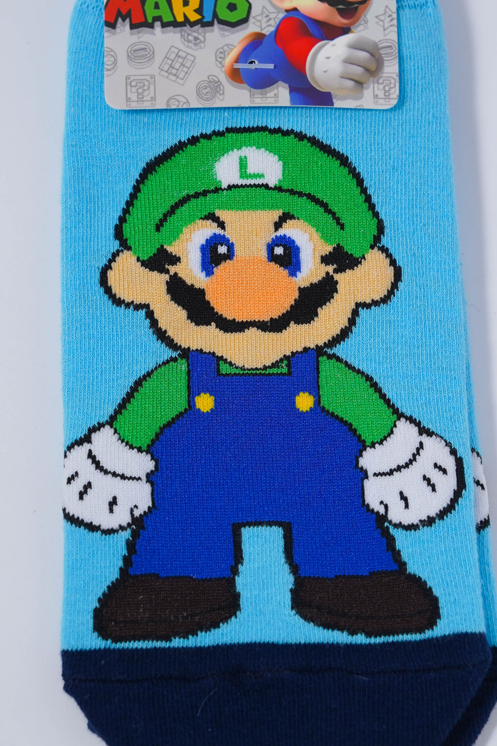 Super Mario Blue & Green Ankle Socks