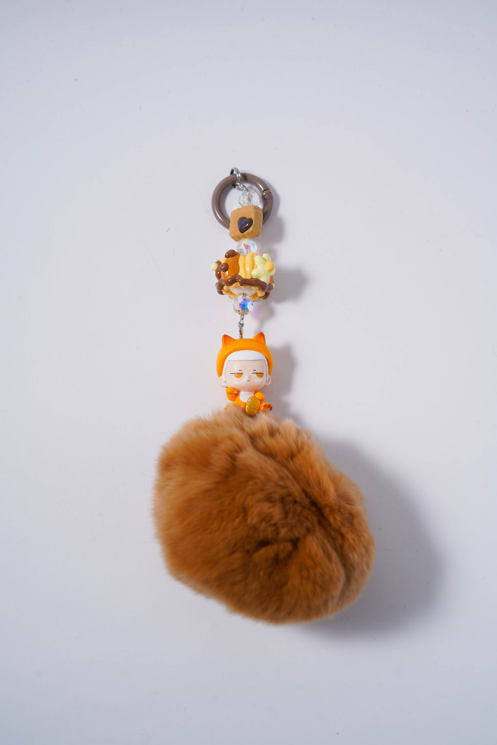 Brown Pom Pom Charm