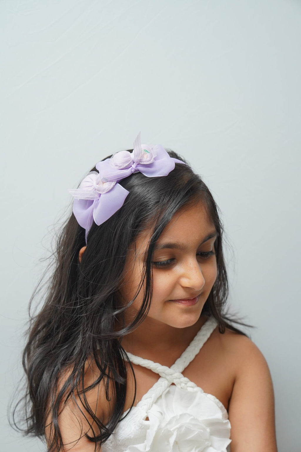 Embroidered Cherries Hairband