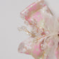 Floral Bow Hair Clip with Crystal Beads & Tulle Center Cute Party & Everyday Hair Accessory