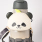 Brown Panda Bear Water Bottle with Strap