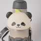 Brown Panda Bear Water Bottle with Strap