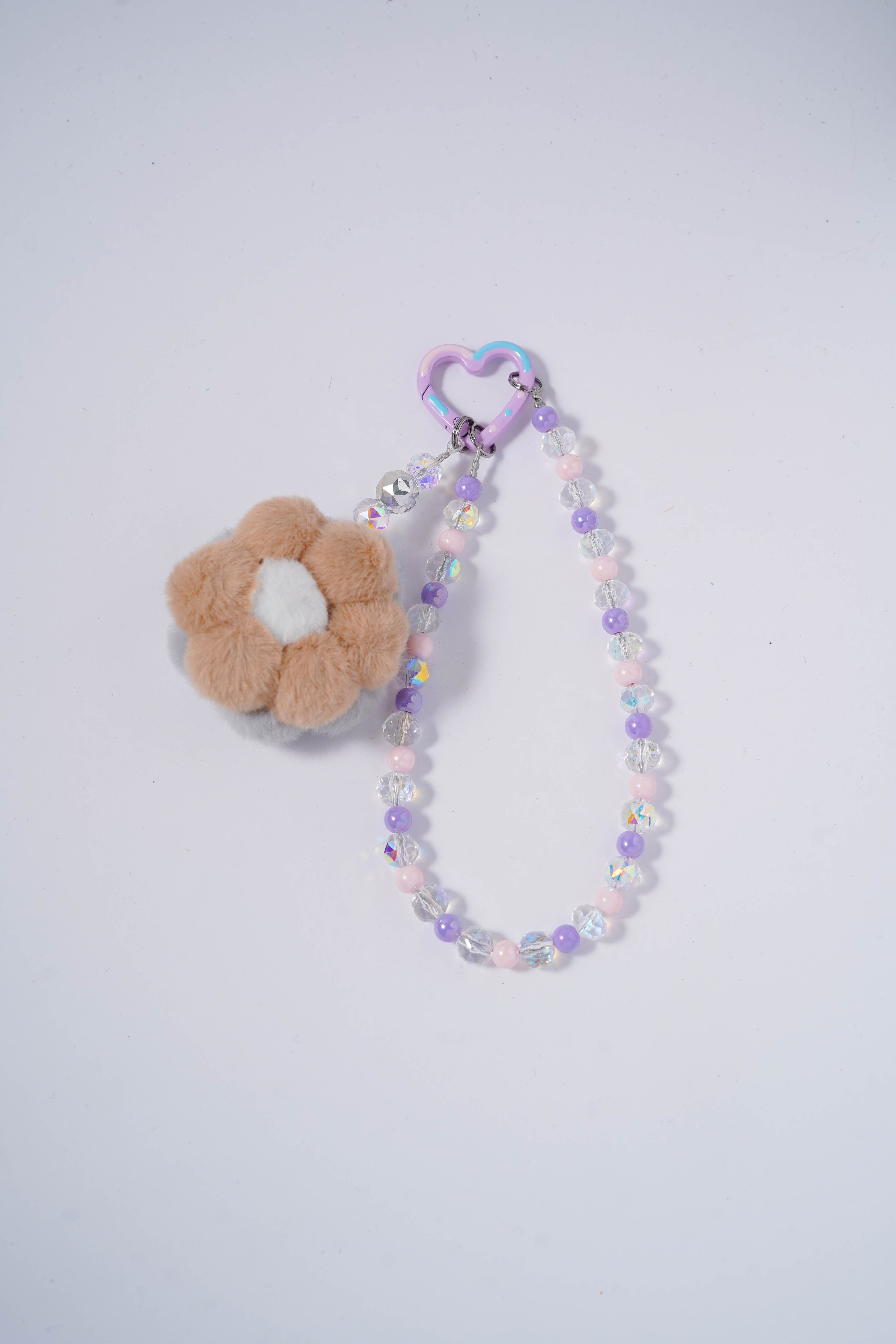 Soft Beads with Purple Accents