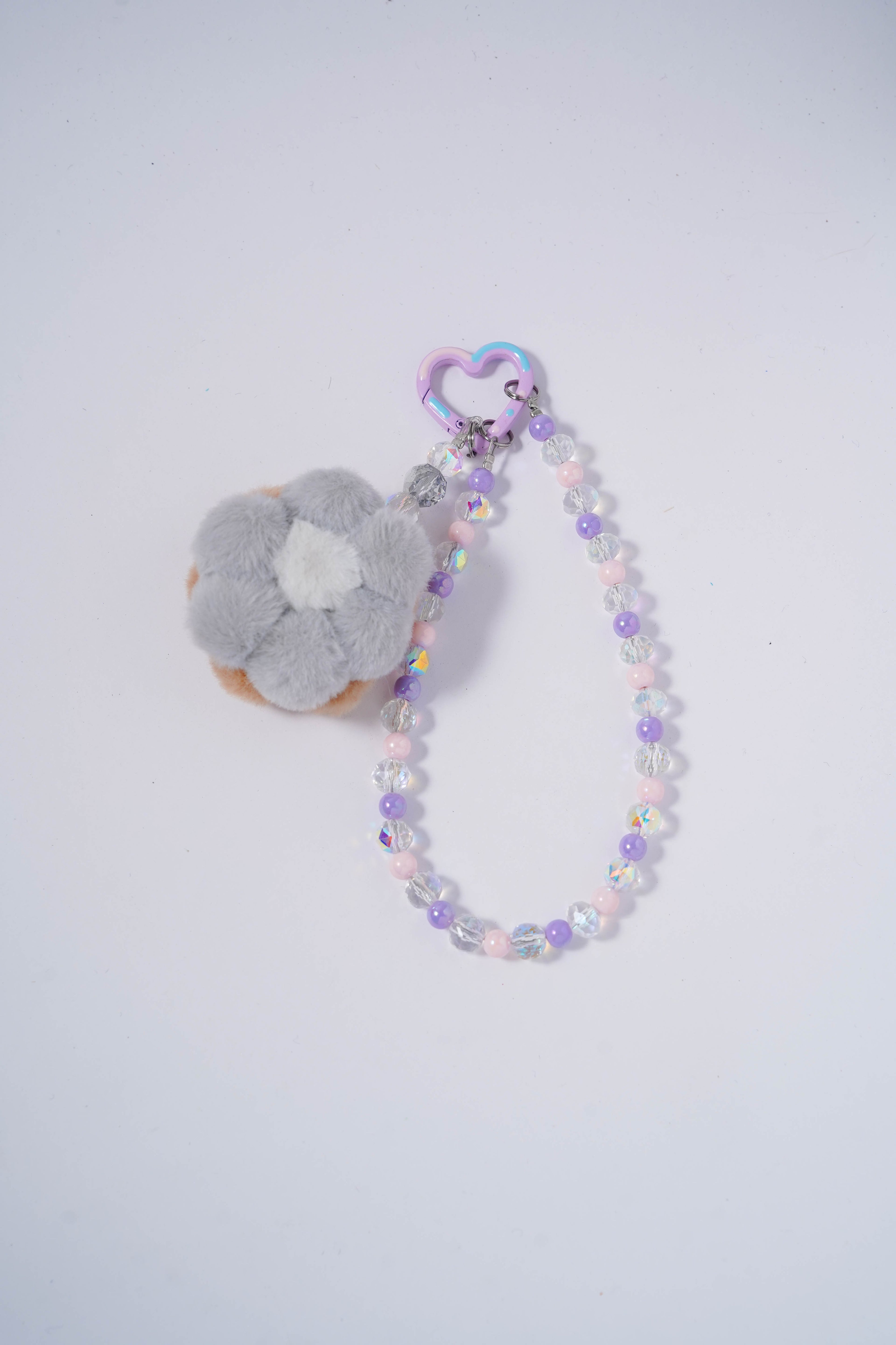 Soft Beads with Purple Accents