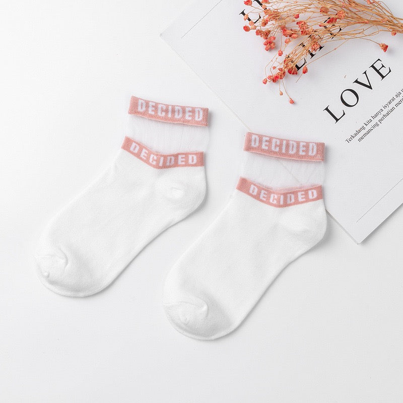 Girls secured Band Ankle Socks