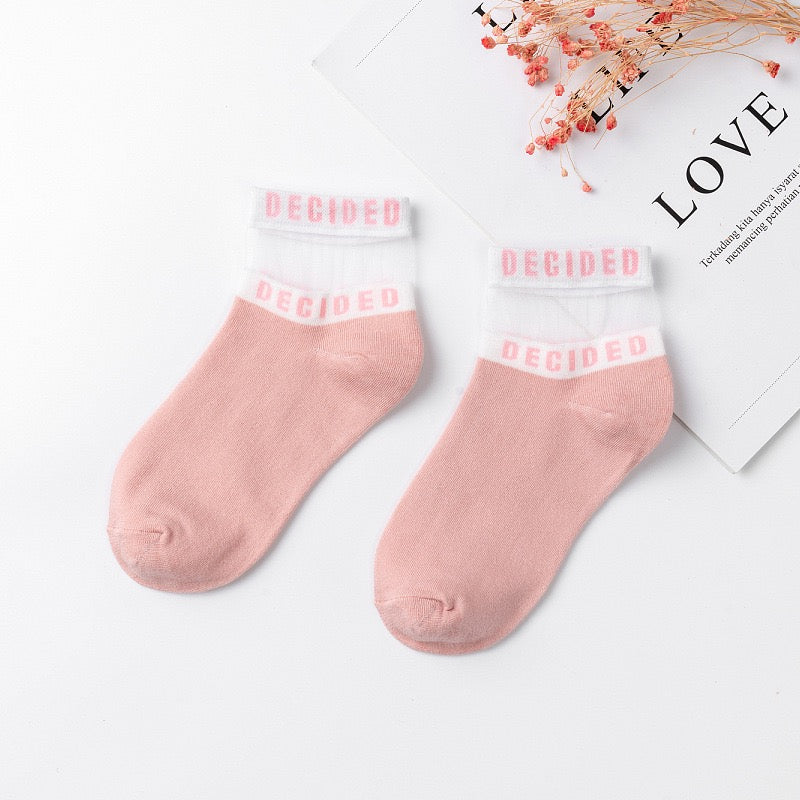 Girls secured Band Ankle Socks
