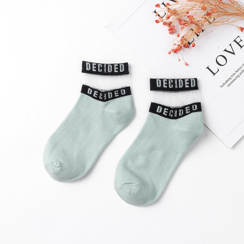 Girls secured Band Ankle Socks