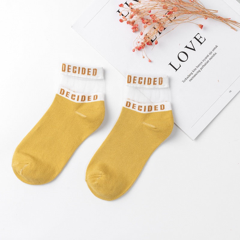 Girls secured Band Ankle Socks