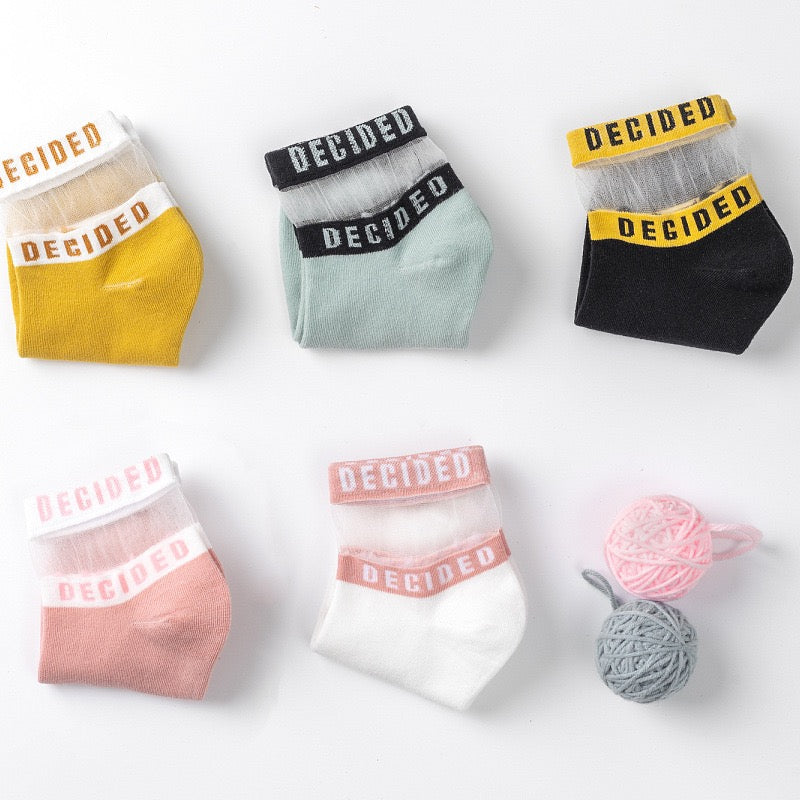 Girls secured Band Ankle Socks