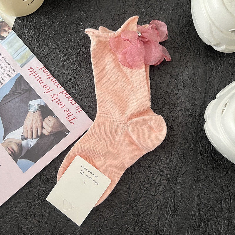 Floral Sheer Princess Girls Socks Set