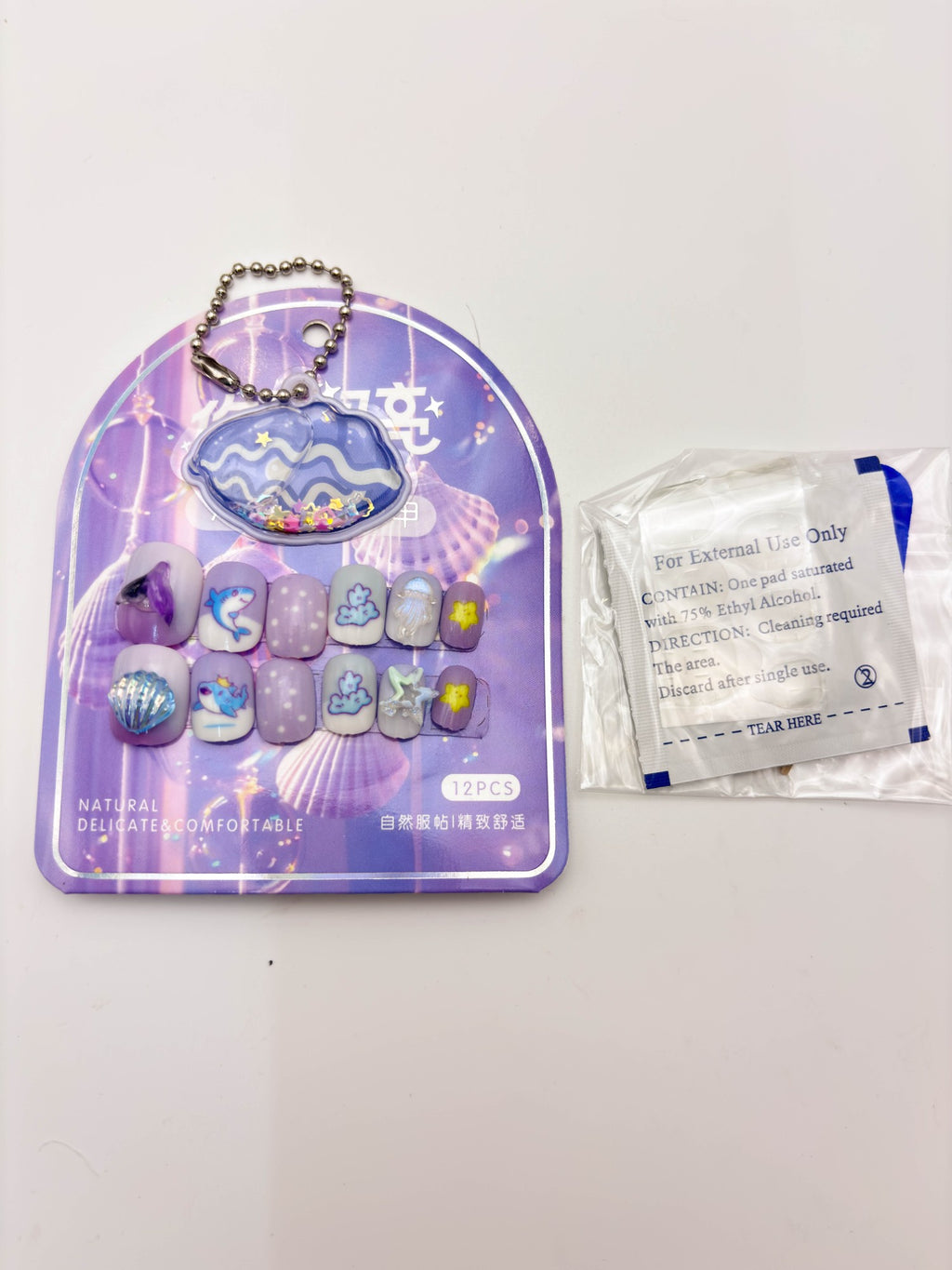 Pastel Mermaid Press-on Nails Set