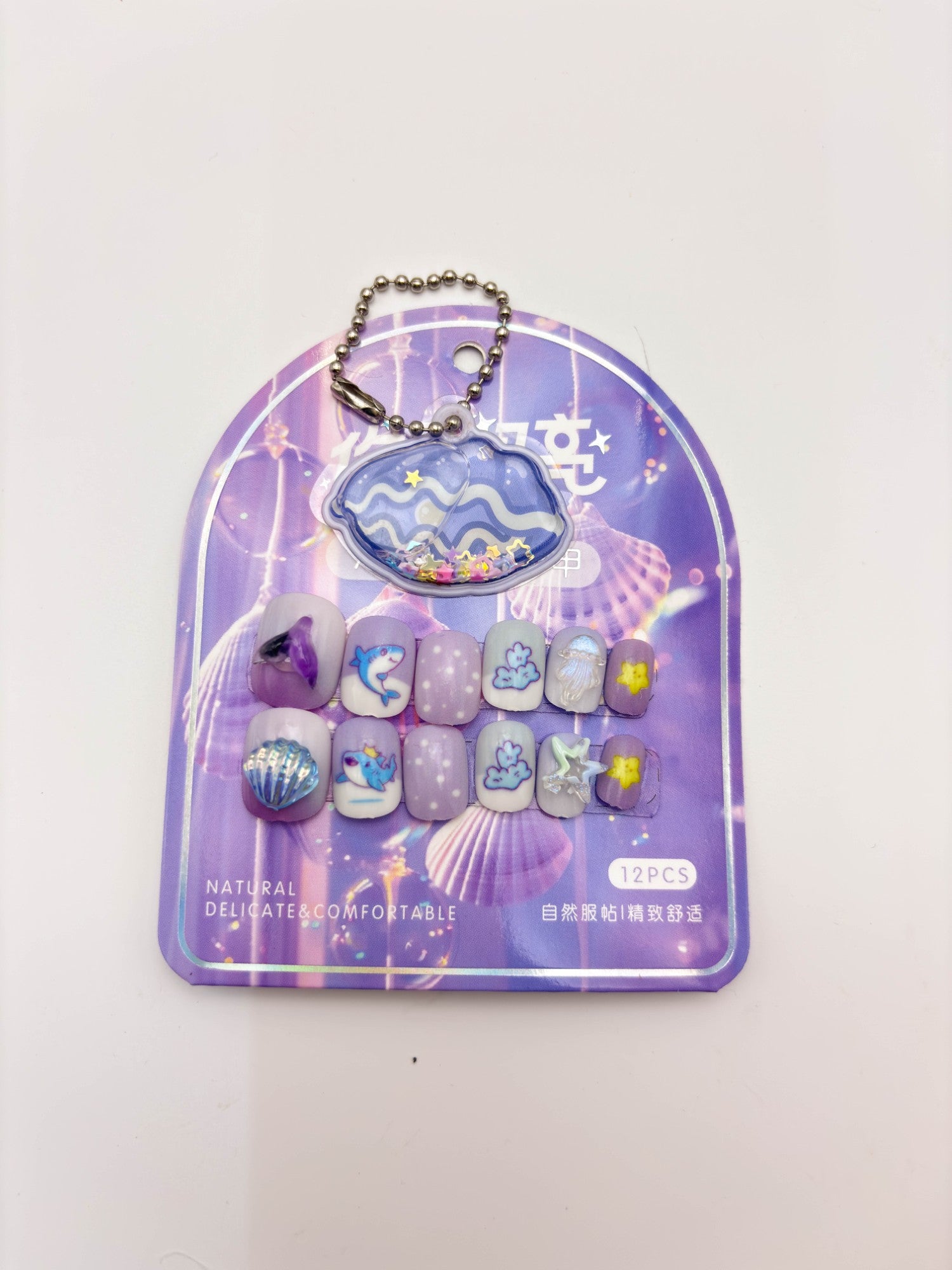 Pastel Mermaid Press-on Nails Set