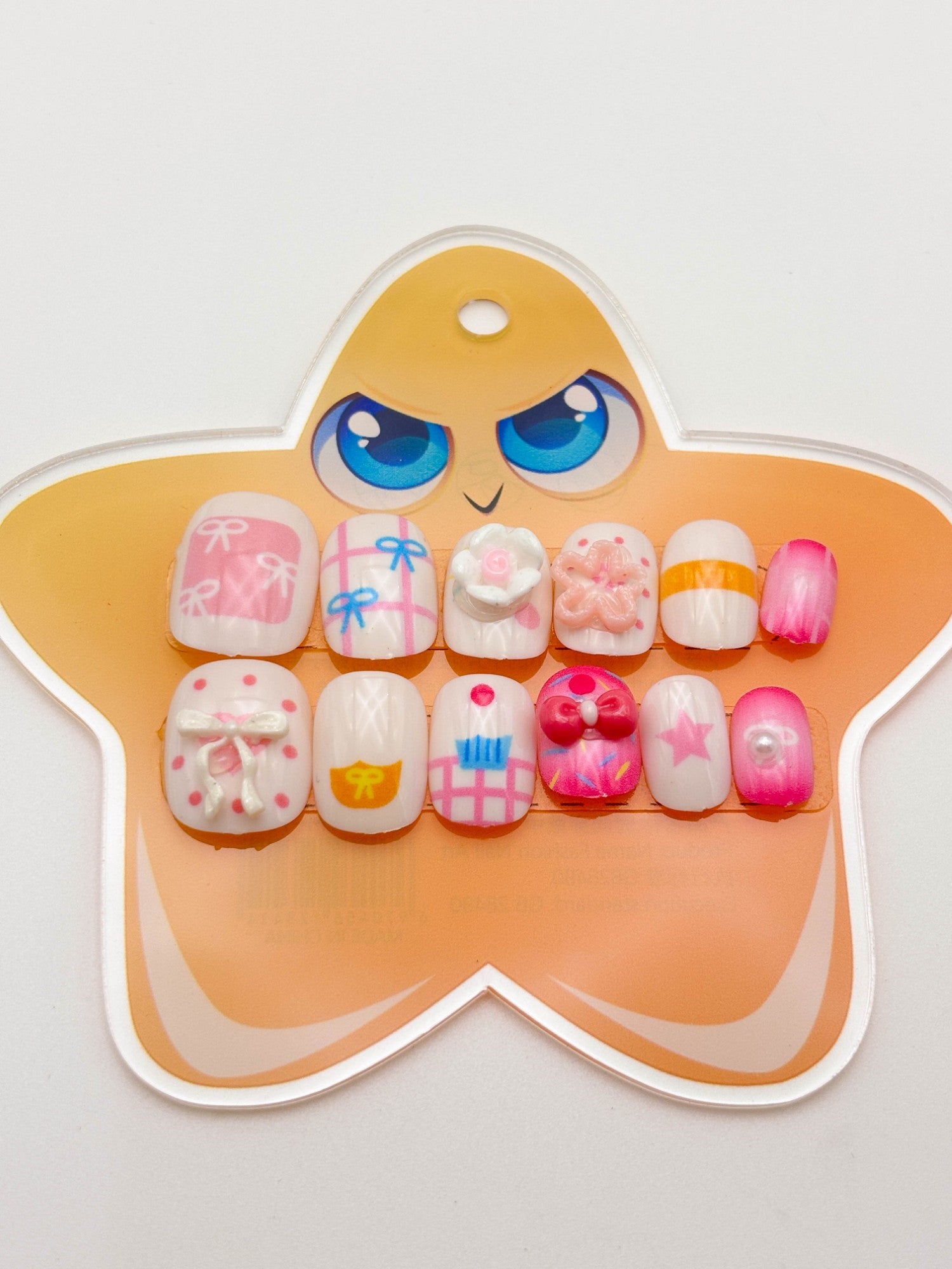 Star Kawaii Press-On Nails Set
