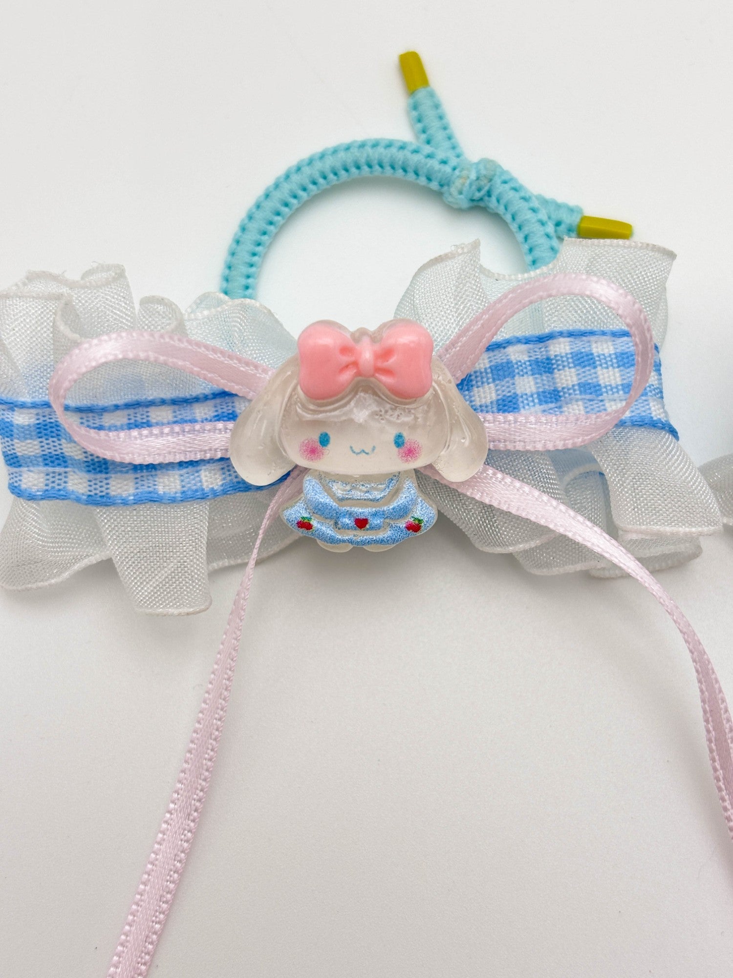 Pastel Bow Hair Ties With Flowing Ribbons