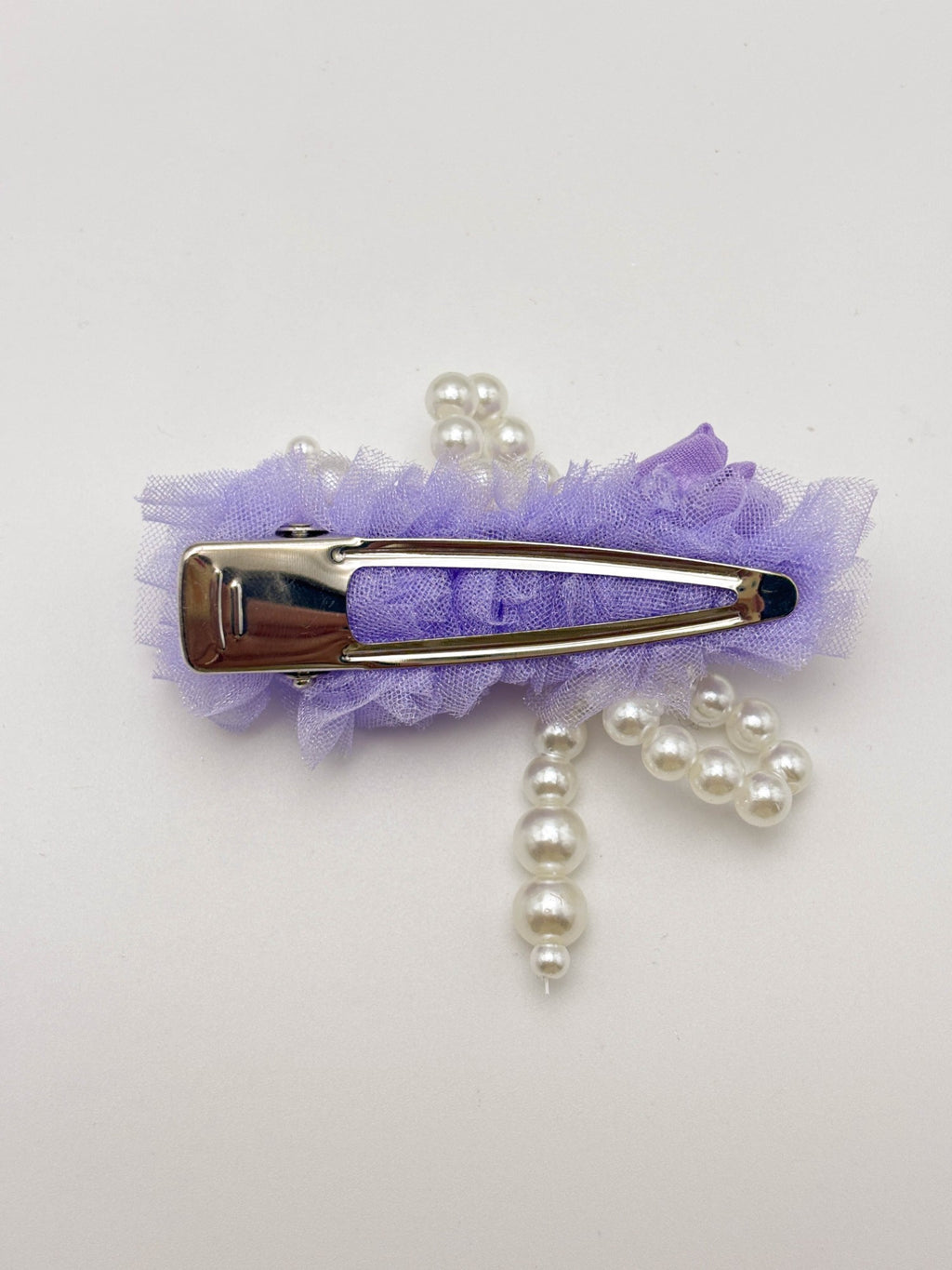 Pearl Cross Hair Clip