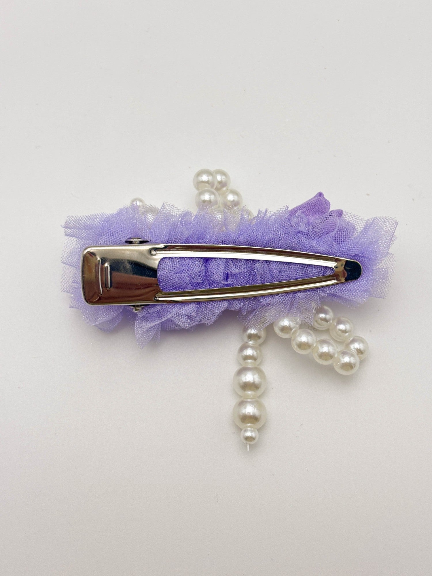 Pearl Cross Hair Clip