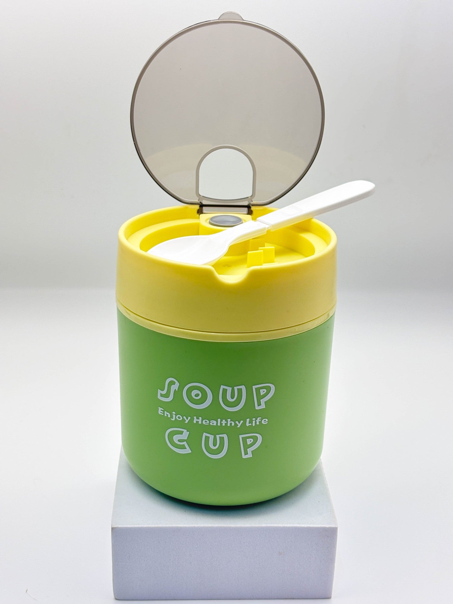 Insulated Soup Cup with Lid – Cute Travel Food Jar