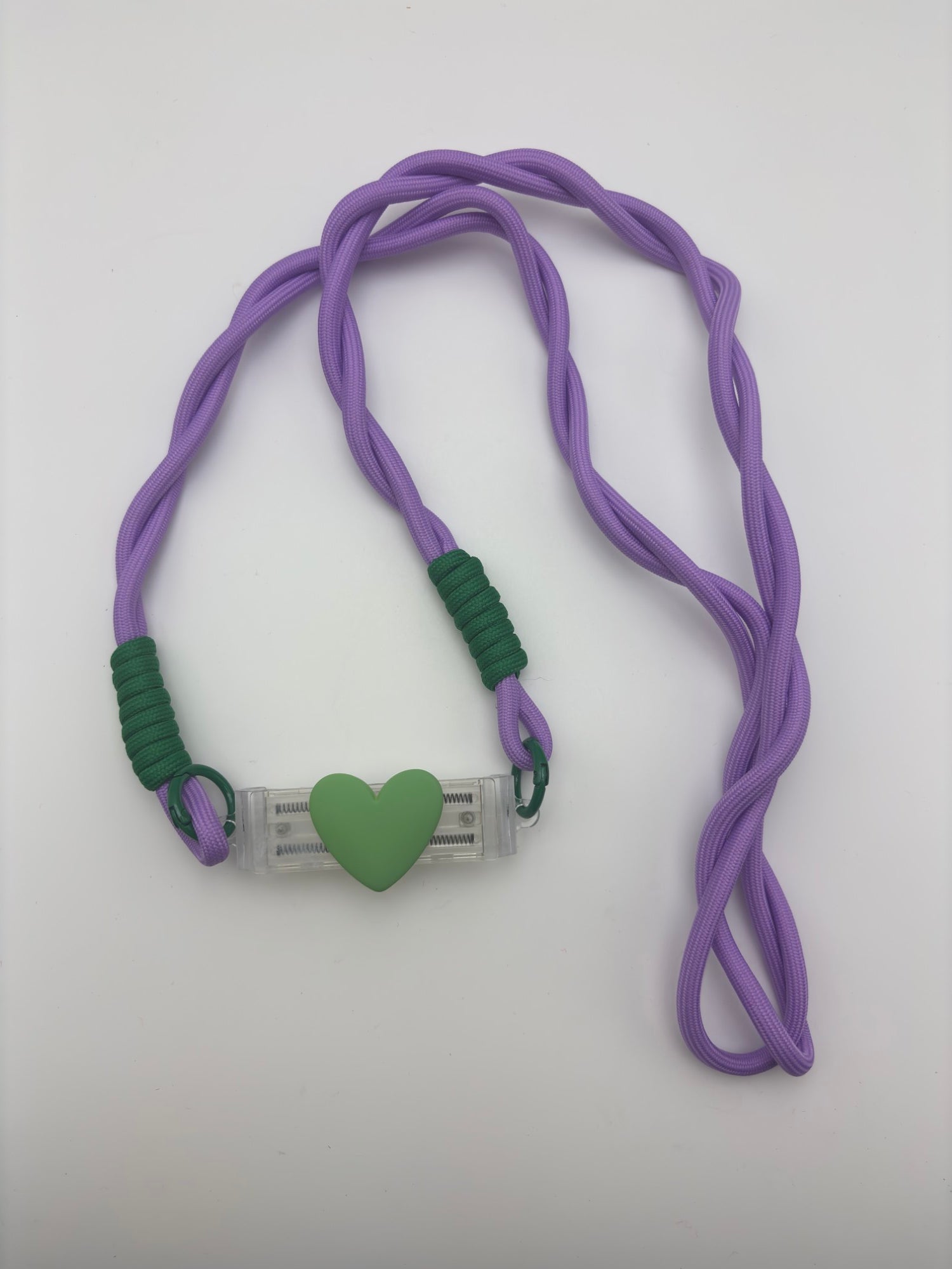 Pastel Heart Phone Lanyard – Cute Adjustable Neck Strap