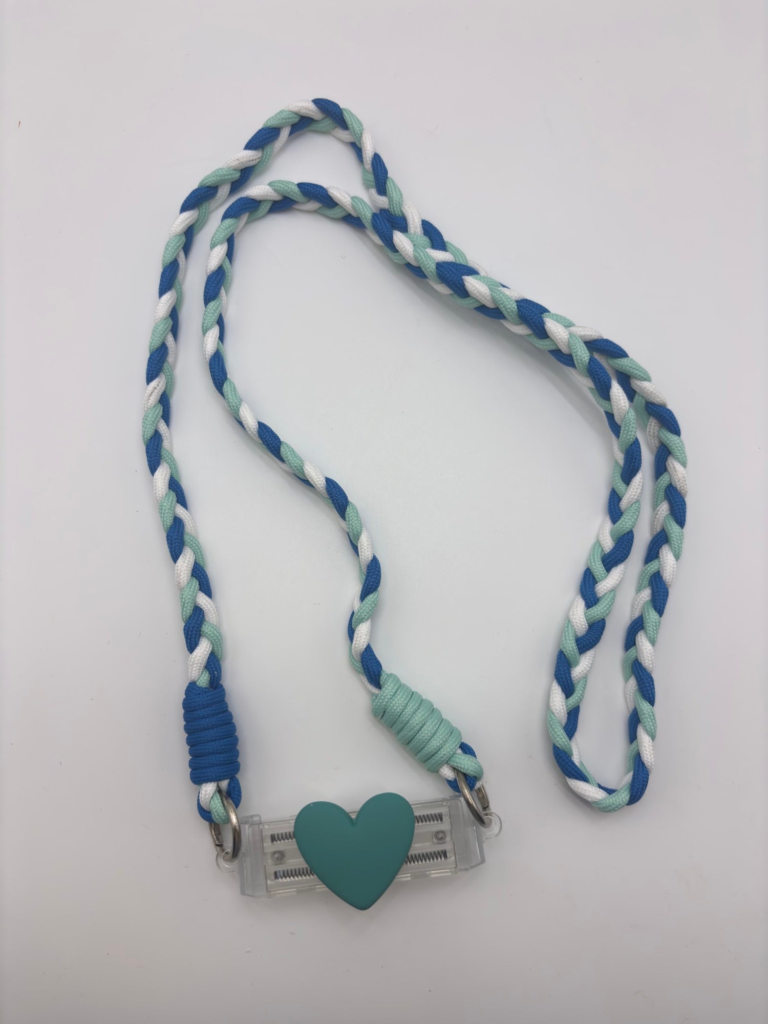 Pastel Heart Phone Lanyard – Cute Adjustable Neck Strap