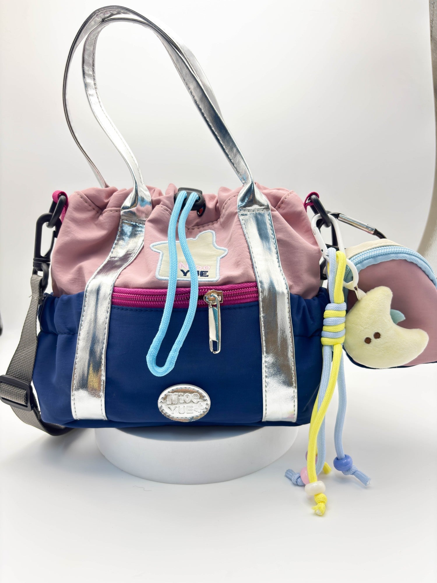 Cute Drawstring Mini Tote Bag for Girls – Trendy Casual Handbag