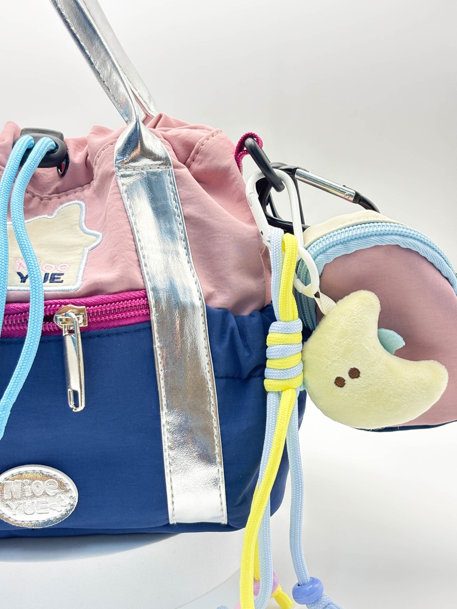 Cute Drawstring Mini Tote Bag for Girls – Trendy Casual Handbag