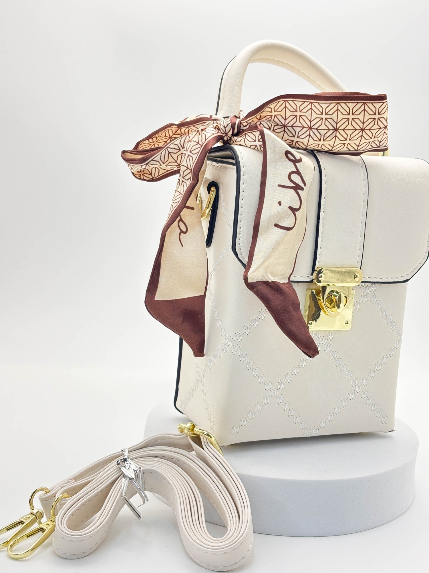 Cute Mini Box Sling Bag for Girls – Bow Detail Crossbody Bag