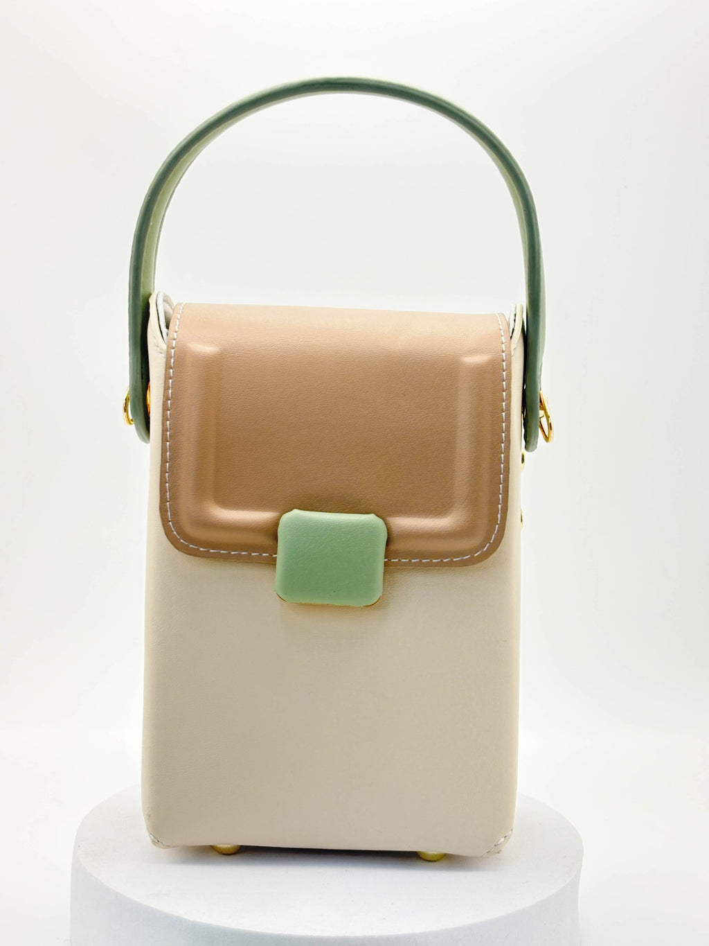 Pastel Mini Sling Bag for Girls – Trendy Box Crossbody Bag