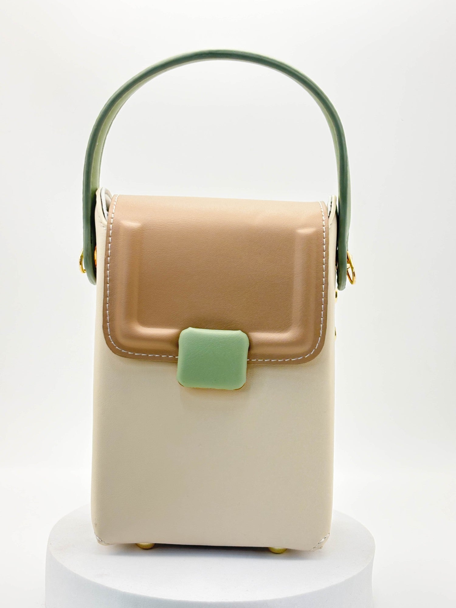 Pastel Mini Sling Bag for Girls – Trendy Box Crossbody Bag