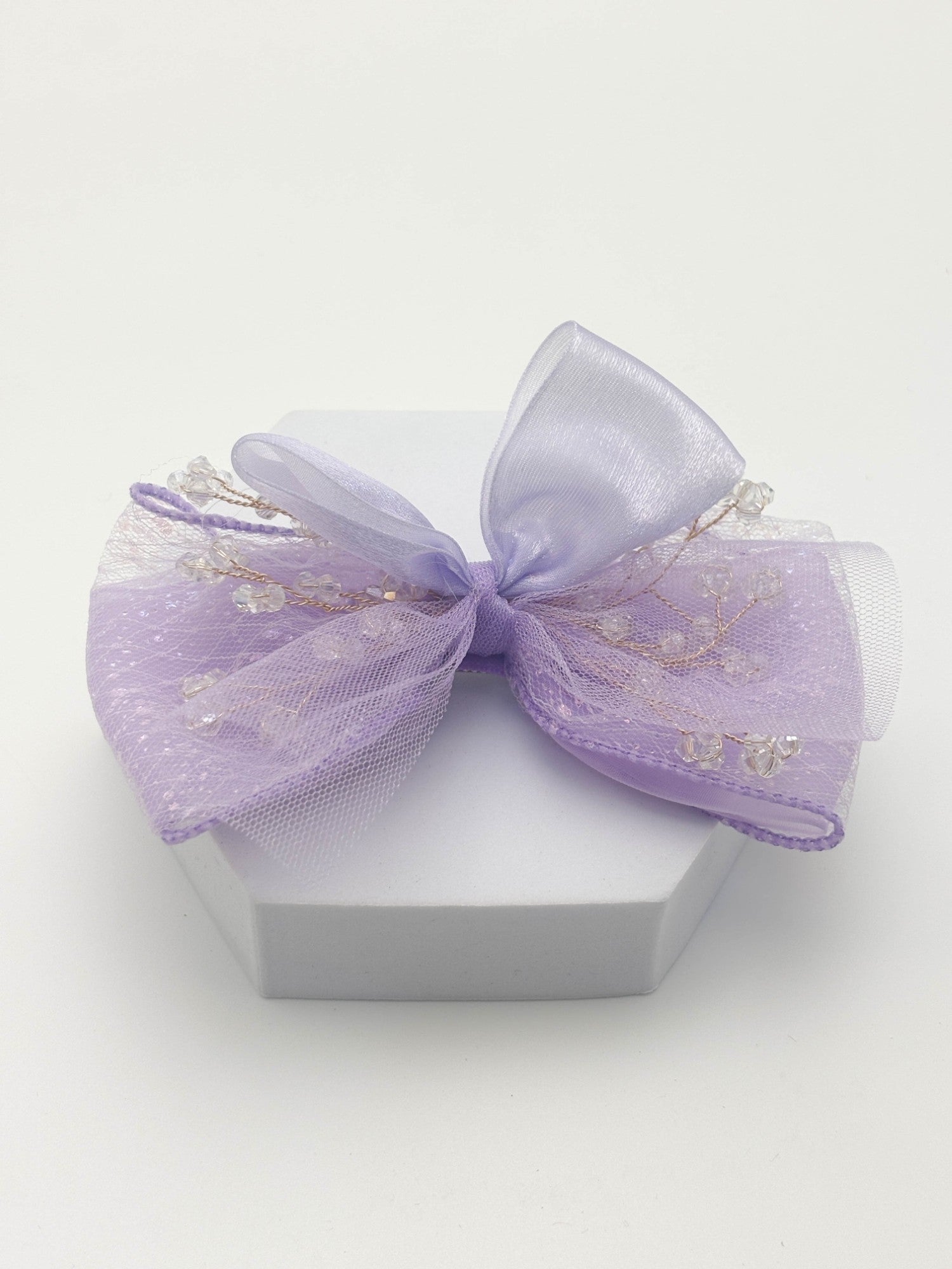 Golden Organza Bow | Petite & Posh