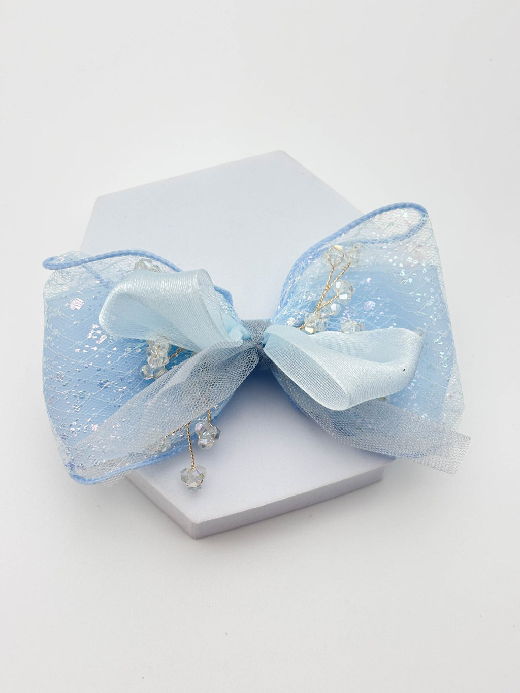 Golden Organza Bow | Petite & Posh