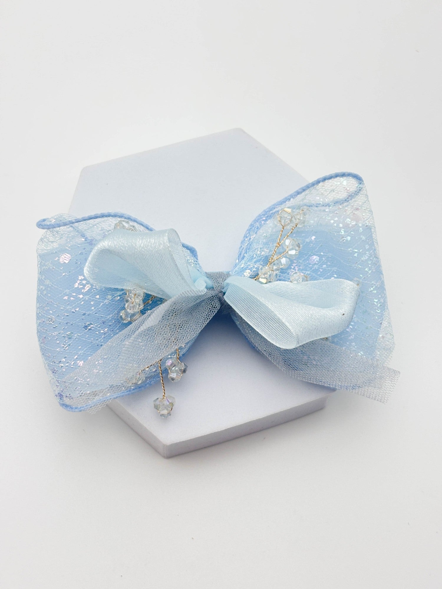 Golden Organza Bow | Petite & Posh