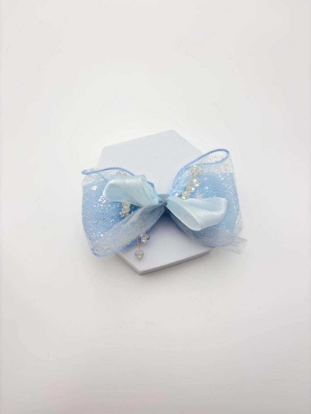 Golden Organza Bow | Petite & Posh